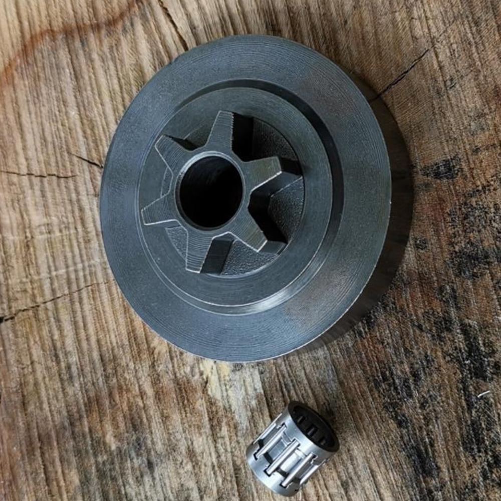 New Clutch Sprocket for -350T -350TES -350WES Spur Sprocket with Needle Bearing for Chain Saw Clutch Drum Replace