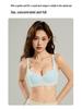 Red Push-Up Plaid Seamless Bra for Women: Lift & Enhance, No Underwire, Anti-Sagging, Ideal for Weddings