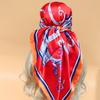 The Four Seasons Popular Shawls Fashion Design Sunscreen Scarves Luxury 90X90CM Square Silk Hijab  New Women Beach Headscarf