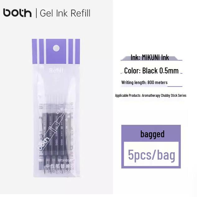 Dopamine Chubby Gel Pen - Clickable, Fruit Design, DIY Pocket Pen for Office & Study 0.5mm