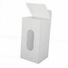 Wall Mounted Glove Holder Clear Acrylic Storage Box for Disposable Caps Masks Shoe Covers 1 Compartment