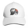 Puffin Head Baseball Cap Quick Dry Performance Cotton Twill Breathable Contrast Two Tone Brim