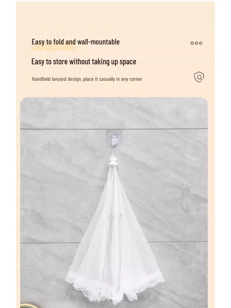 Foldable Dining Table Dustproof & Flyproof Food Cover Lid