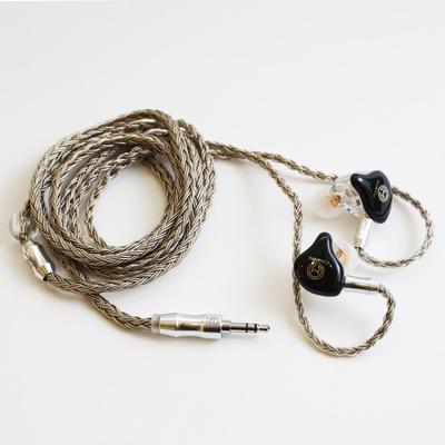 Black Swan BS1 Headphones with MMCX Removable Earphones MMCX Compatible Headphones Dual-Band [Kawaki] Monitor/Live/Gaming Re-Cable