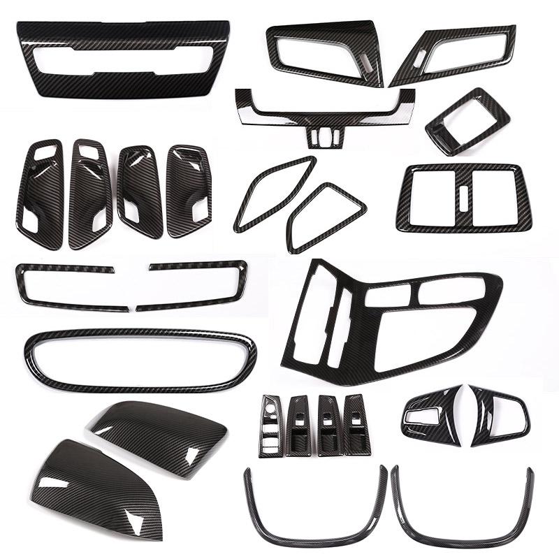For BMW 2 Series F45 F46 2015-2018 Car Interior ABS Carbon Fiber Sticker Gear Shift Panel Cover Trim Accessories