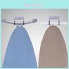 Iron Wall Mount Double Hook For Ironing Board And Garment Storage Home Office