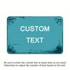 1PC 12x8in Custom Aluminum Plaque Personalized Retro Metal Sign For Home Cafe Garden Decor