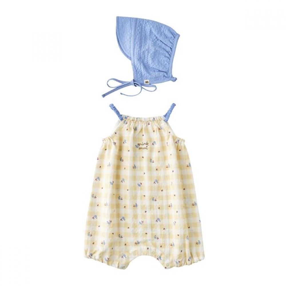 

Mink Mui Check Set Overall 36370 675 01 YE/12 months (80)