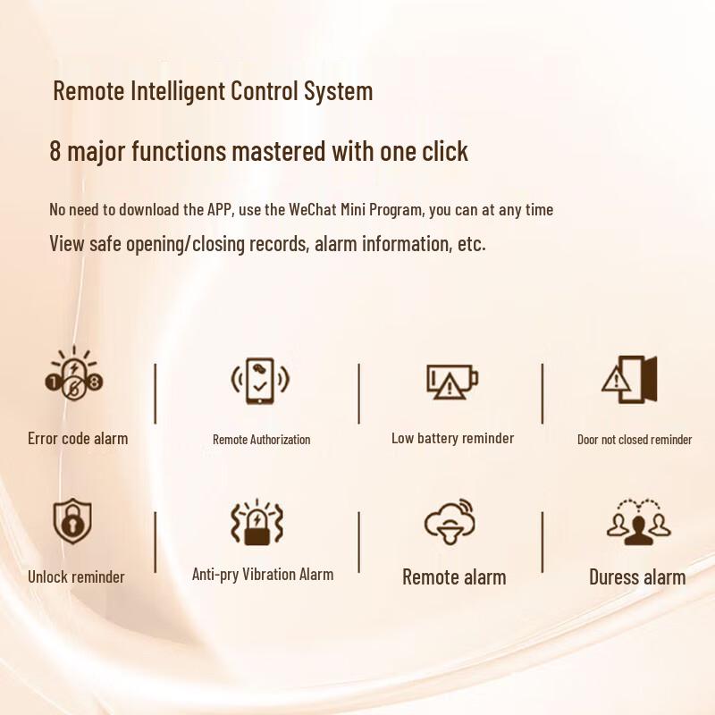 AIPU Smart Home Office Fingerprint Safe
