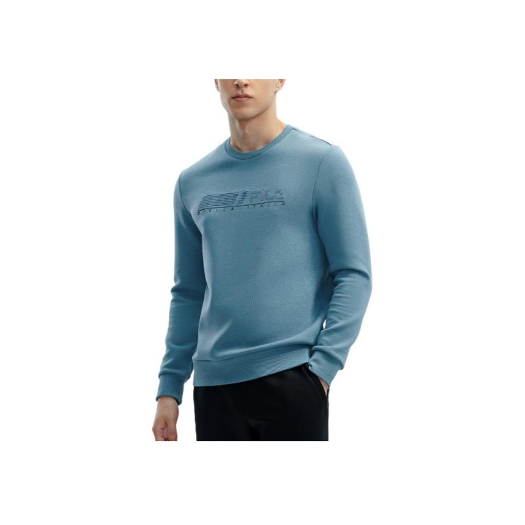 New FILA Sweatshirt Men's Dream Deep Blue F11M412207F-BU