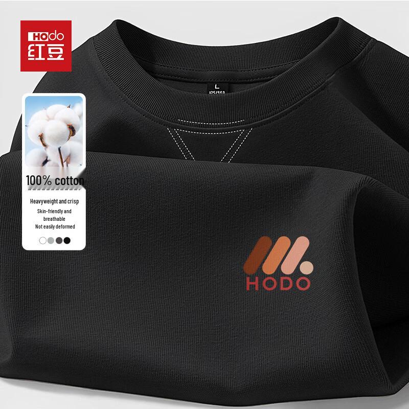 Hodo Men s Draped Slim Fit Pure Cotton Long Sleeve T-Shirt XL