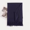 Cashmere Feel Solid Color Women's Imitation Cashmere Scarf 1116 Winter Atmosphere Korean Versatile Medium and Long Shawl Scarf
