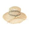 Seaside Vacation Wind Hollow Raffia Beach Hat Women's Big Brim Atmosphere Shading Sun Protection Photo Hat Props
