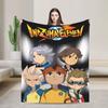 Inazuma Eleven Anime Blankets Flannel Spring/Autumn Breathable Lightweight Thin Throw Blankets for Sofa Travel Rug Piece