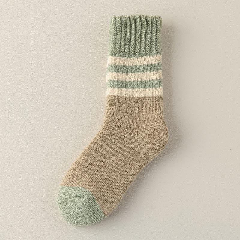 

Толстые носки для женской осени и зимы, Утепленные теплые носки до середины икры с флисом, Зимние носки для сна, Длинные носки для пола, Носки с петлями после родов 1 pair