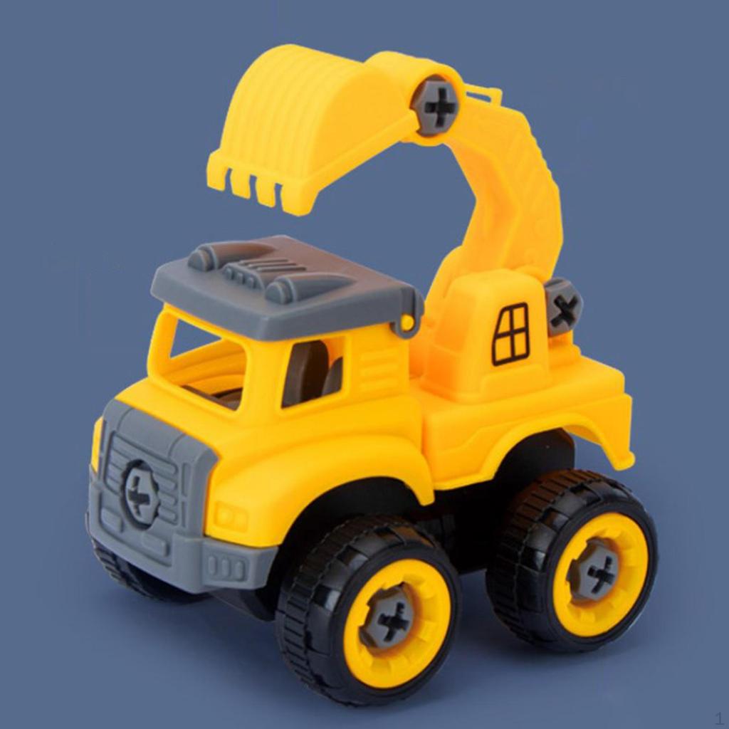 Children Construction Truck Screwdriver Toy DIY Take Apart Montessori Educational Ages 3 4
