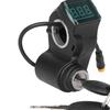 Lock Handlebar Control Digital Display Power Switch Ignition Plug Waterproof Sturdy PP Material