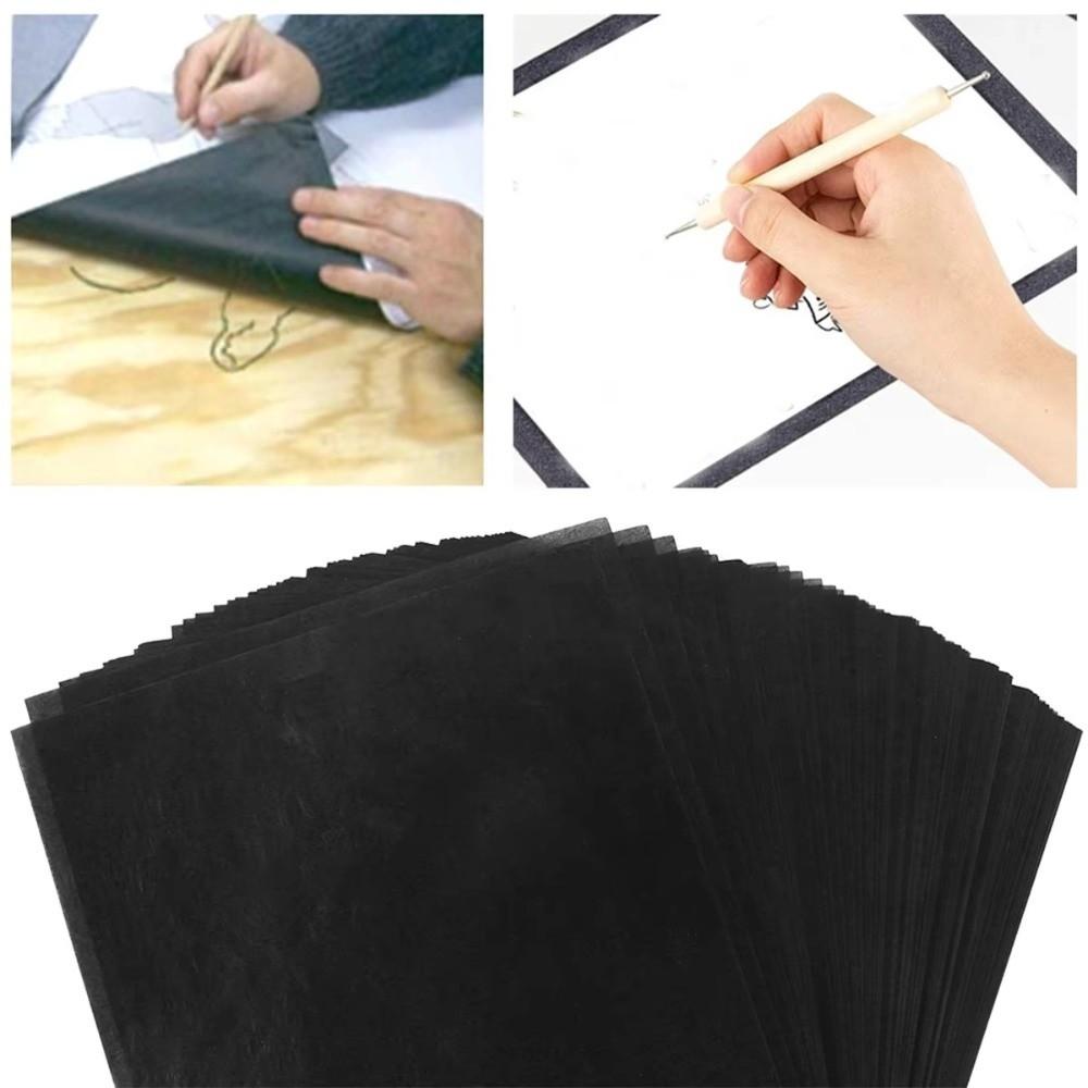 50/10 szt. Papier ksero węglowy A4 Pokryty z jednej strony Papier ksero finansowy Transfer rysunków Artykuły biurowe