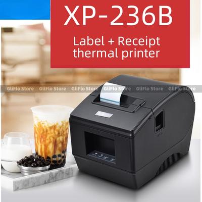 Xprinter XP-236B/XP-236BL Barcode-Etikettendrucker Thermisch Teeladen Aufkleber