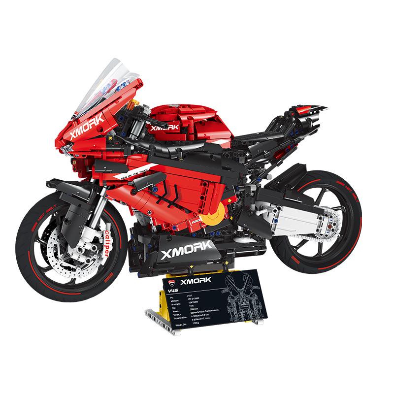 

Ducati Motorcycle Educational Building Block Set for Kids Model 028001-05 Small Particle