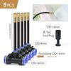20/30/50cm Flexible Adjustable Atomization Cooling System Brass Nozzle 6/8/10/12/16mm Hose Quick Connector DIY Combination Kit