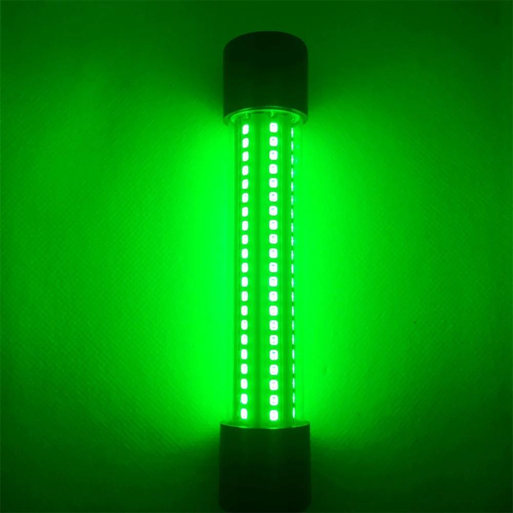 20W Fishing Lure Light With 5M Cord Waterproof Deep Drop LED Fishing Light Fishing Bait Lamp Green Blue Cool/Warm White Light