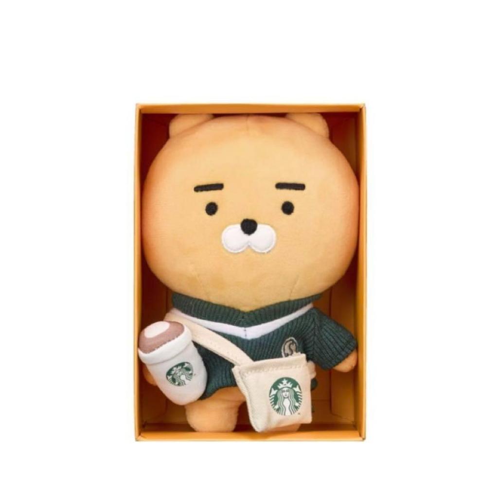 [USED] Korea Exclusive Starbucks Kakao Friends Chunsik Ryan Key Ring Keychain