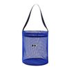 Carry Strap Mesh Beach Bucket Foldable Mesh Beach Bucket Bag Fashion Beach Toy Tote  Kids