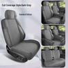 25 JiKe 009 All-Season Suede Car Seat Cushion with Full Coverage Ventilation for Sixth and Seventh Seats