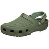 Crocs Yukon Vista Leather Clogs Men's Green 207689-309