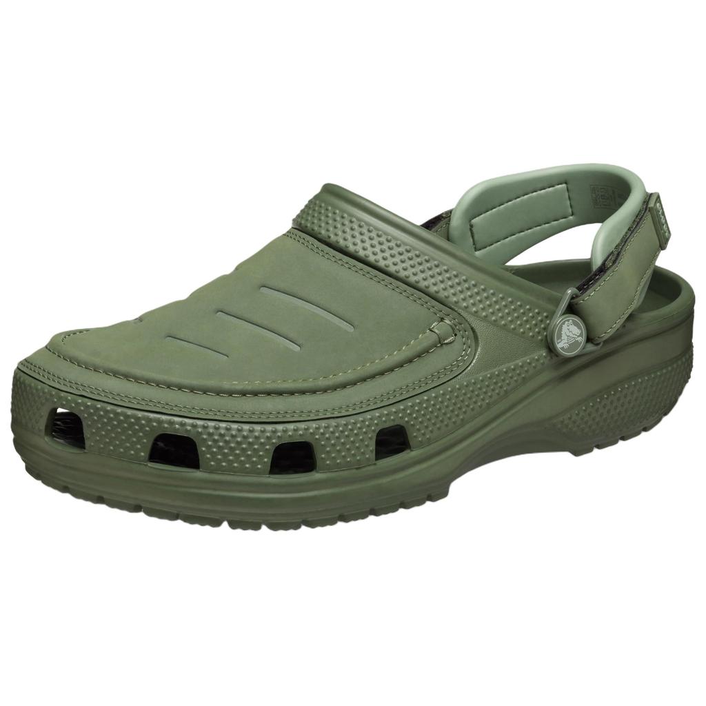 Crocs Yukon Vista Leather Clogs Men's Green 207689-309