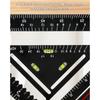 Easy To Carry Architectural Drafting Triangles Ruler With Positioning Bar For Accurate Drafting & Layout Measuring Tool