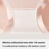 Modal Underwear for Ladies, Made of Silk, Size 7A, Antibacterial Crotch, Mid-waist, Seamless, No Flared Bottom, High-waisted Triangle Pants