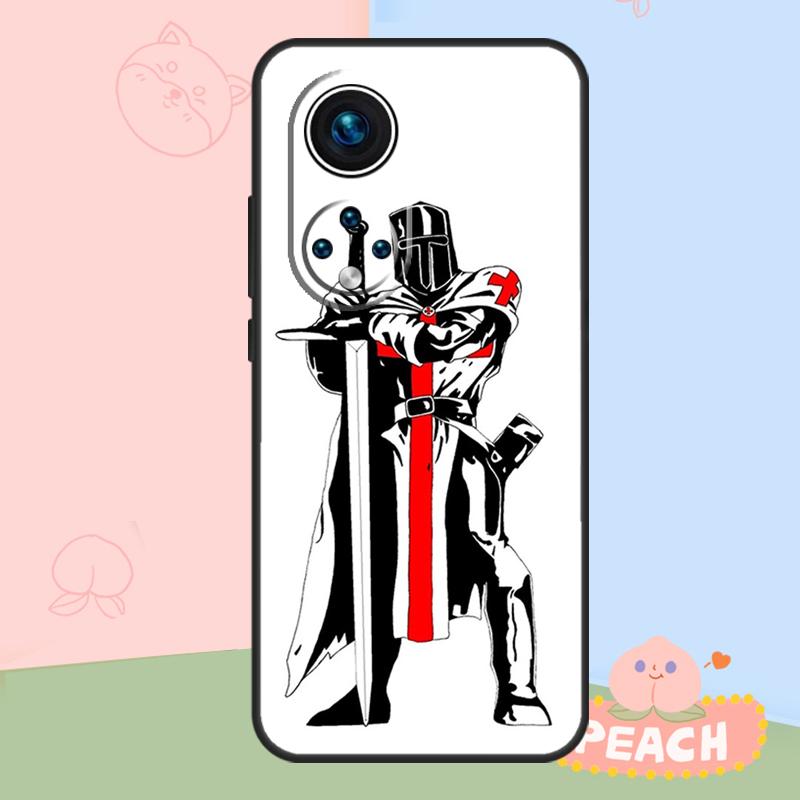 Christian Templar Knights Case For Honor Magic 6 7 8 Pro Honor 400 200 50 70 90 Lite X8b X8c X9b X9c X9d Win RT Cover