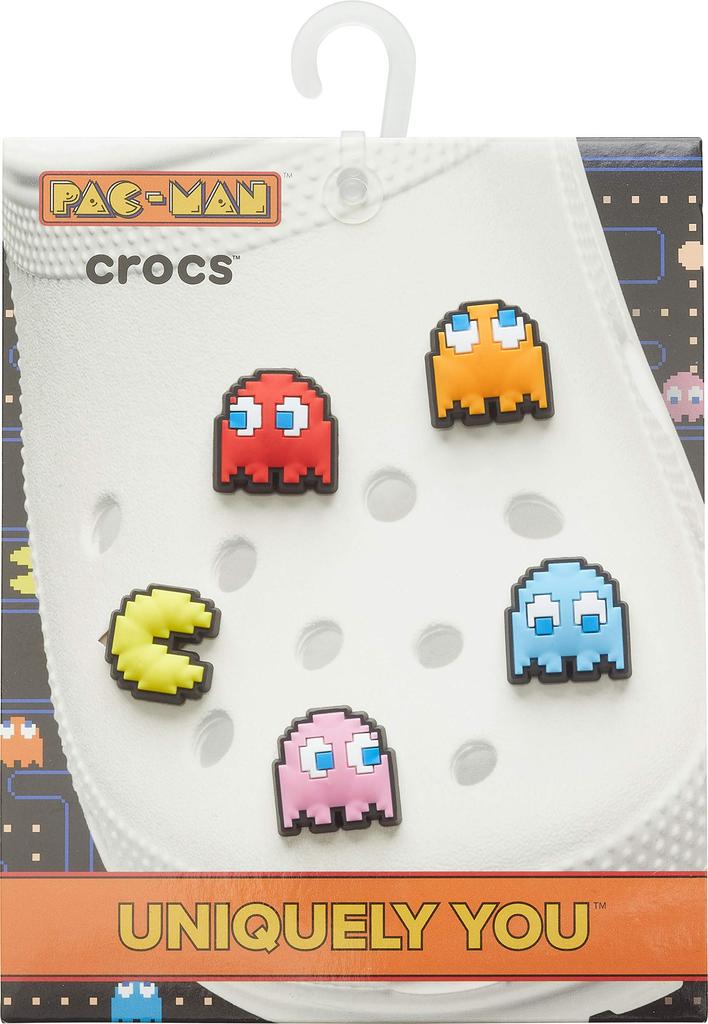 Crocs Jibbitz, Shoe Accessories, Shoe Charms, Pac Man 5-Piece Pack, Men's, Multi, Free