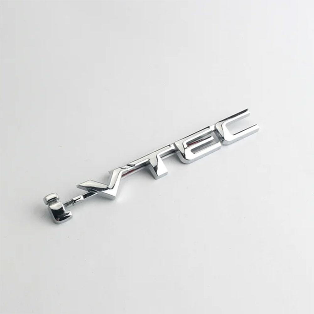 

3D Metal Alloy Letters i-VTEC Logo Car Rear Trunk Sticker Badge Emblem for Honda City Civic Accord Jazz CRV Accessories