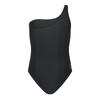 Zoggs Damen Einteiler Badeanzug mit Farbblock und One-Shoulder