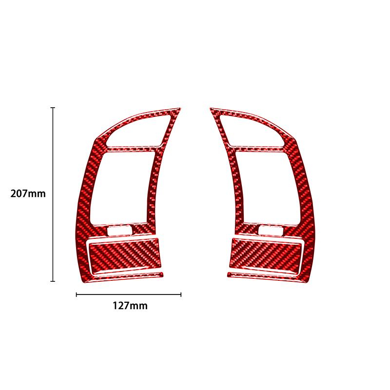 For BMW Z4 E85 2003-2008 Real Carbon Fiber Car Air Outlet Vent Frame Cover Trim Car Interior Accessories Car Interior