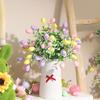 Set of 5 Foam Easter Eggs Planter for Festival Indoor Desktop Decoration Creative Safe Materials Practical Decorating