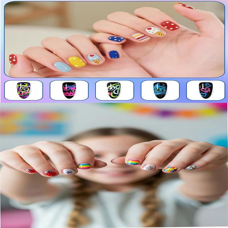 Waterproof Nail Art Pen, Quick Dry Nail Art Pens, 12/24 Color Nails Arts Pen Set, DIY Nails Arts Marker Drawing Painting Liner Pens