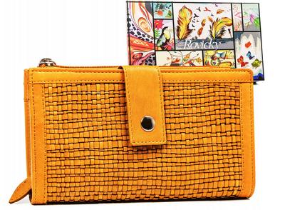 Large Women's Wallet Made of Natural Leather - Rovicky