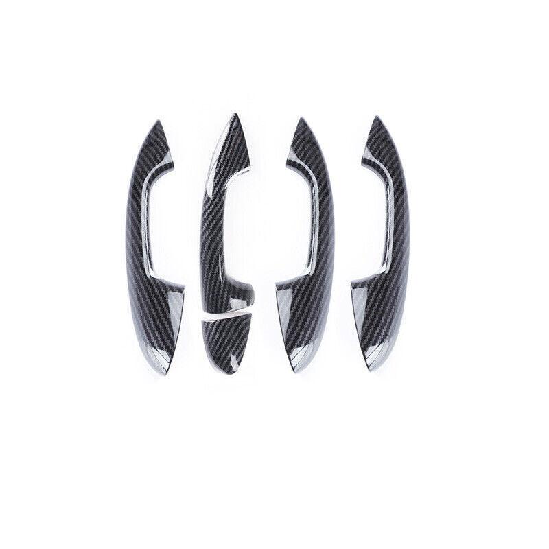 Outside Door Handle Cover Trim For Mercedes-Benz GLC 2016- ABS Carbon Fiber
