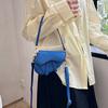 Portfele Simple MessWomen Messenger Bags Saddle Bag Portable Single Shoulder Bag Women Leather Crossbody Bag Handbags Enger Bags