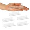 6xClear Acrylic Wall Mounted Display Shelf for Records Clear Acrylic Album Record Holder for Display Record Holder Shelf