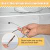 5Pcs Refrigerator Drain Clean Brush Wash Brush Suction Syringe Hose Fridge Cleaner Stick Dredge Tool 1.5M Drain Hole Kit MYY