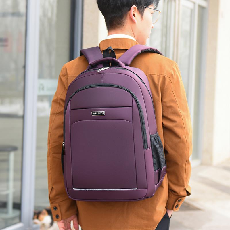 Stylish Business Backpack with Laptop Compartment and Side Mesh Pockets