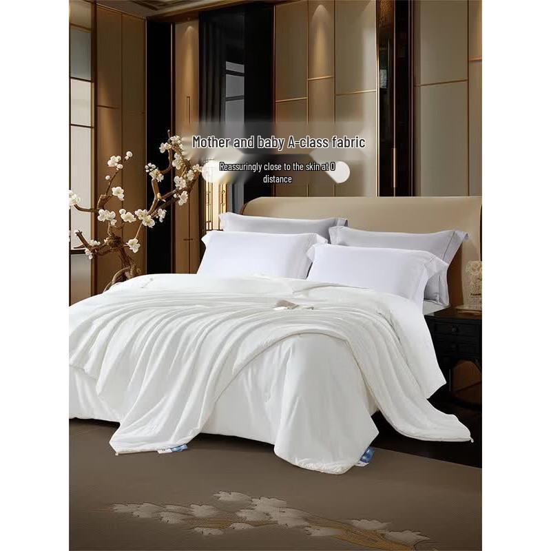 FUANNA Mulberry Silk All-Season Parent-Child Duvet Set