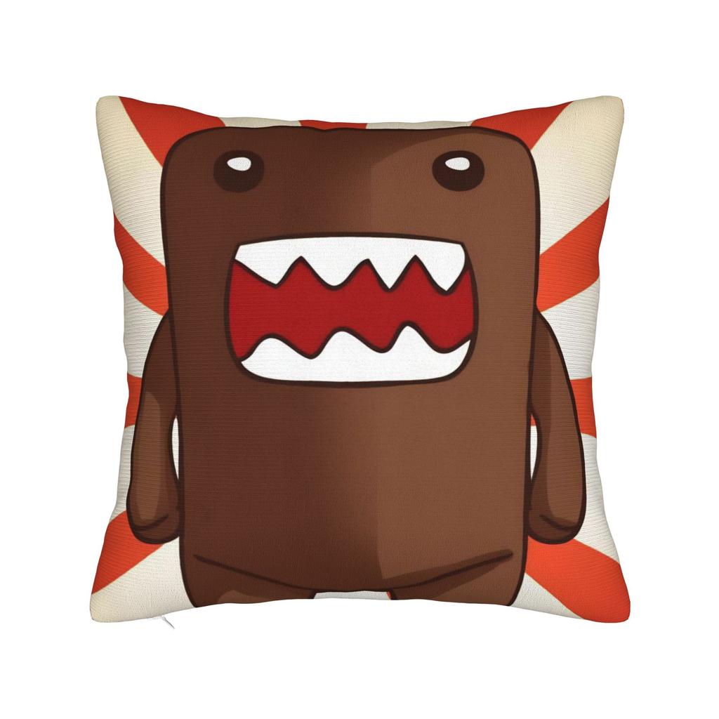 Domo Kun Pillowcase Merchandise Printing Cushion Cover Decorative Pillow Case Cover Living Room Multi Size