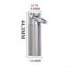 Portable Waterproof Box Bottle Holder Titanium Keychain Seal Dispenser for Hiking, Camping, Travel,