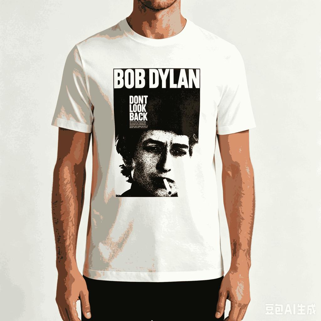 Bob Dylan T-shirt Regalo per Fan Unisex Unisex Harajuku Oversize Unisex Manica Corta Streetwear Alta Qualità Coppie Classica Morbida T-shirt